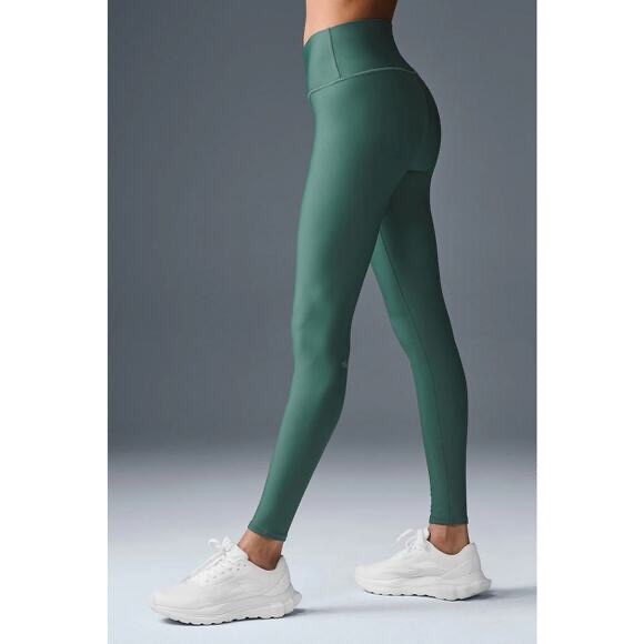 ALO Yoga 7/8-Length High-Waist Airlift Leggings Winter Ivy XS NWT - Picture 3 of 10